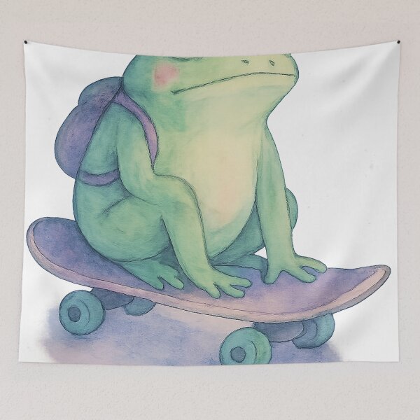 Item preview, Dreamy Frog Skater designed and sold by Mjonkey.