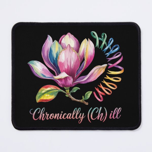 Item preview, Chronically Chill Colorful Magnolia Blossom designed and sold by MadCatPrints.