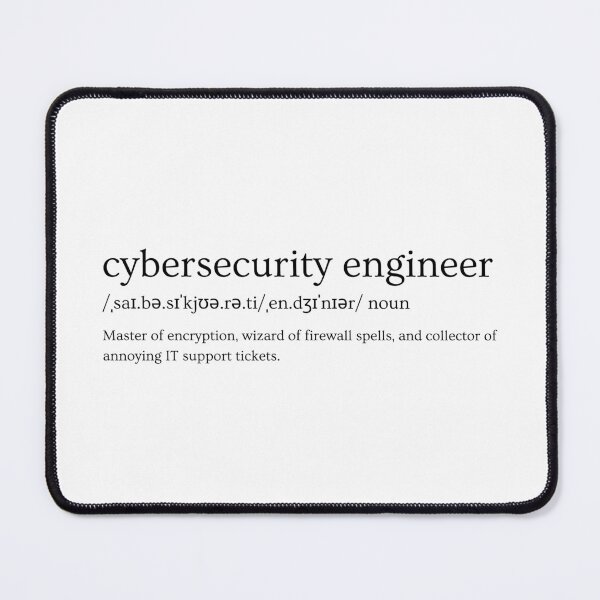 Item preview, Cybersecurity Engineer Definition – Funny Tech Wizard Slogan designed and sold by Straight-Up Snark.