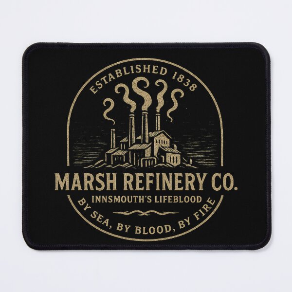Item preview, Marsh Refinery Co. – Innsmouth’s Lifeblood Since 1838 designed and sold by GEEK-FACTORY-EU.