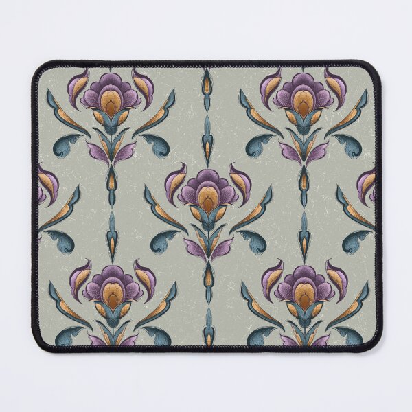Item preview, Purple Baroque Motif pattern designed and sold by NelenaArt.