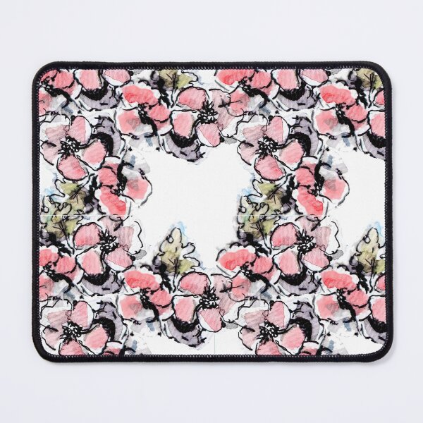 Item preview, Watercolor and ink floral pattern designed and sold by Kara Draws.