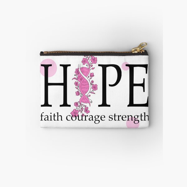 Item preview,  Floral DNA Ribbon HOPE – Breast Cancer Awareness Design designed and sold by ForcePrint.