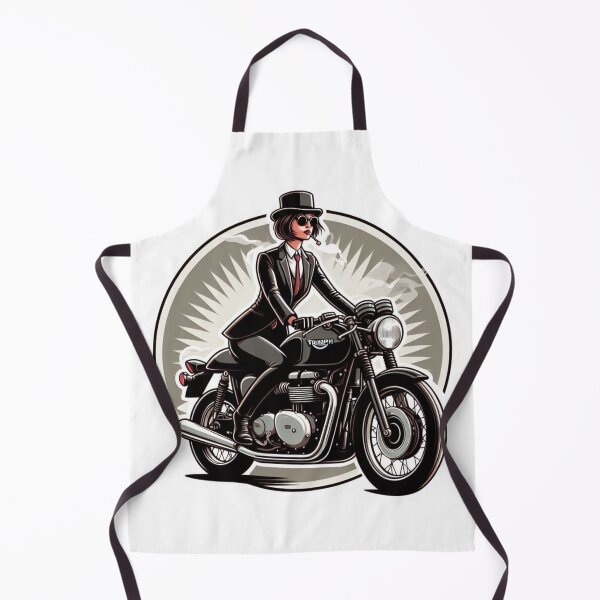 Item preview, Cafe Racer Biker Girl : Automotive Merchandise - designed and sold by InfmsCorp.