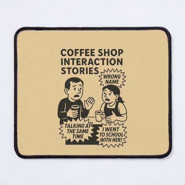 Item preview, Coffee Shop Interaction Stories (Monochrome Edition) designed and sold by ChickenFund.