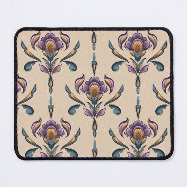 Item preview, Purple Baroque Motif pattern designed and sold by NelenaArt.