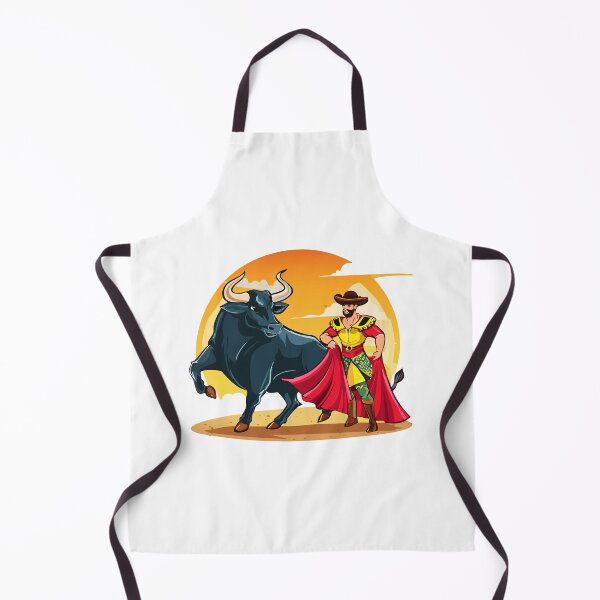 Item preview, Corrida, bullfighting in Spain, Matador, bullfighter, bullfight, bullfighter awaiting for the bul, bulls and figure of matador with red cape, Toreador is the main participant in bullfight designed and sold by Danler.