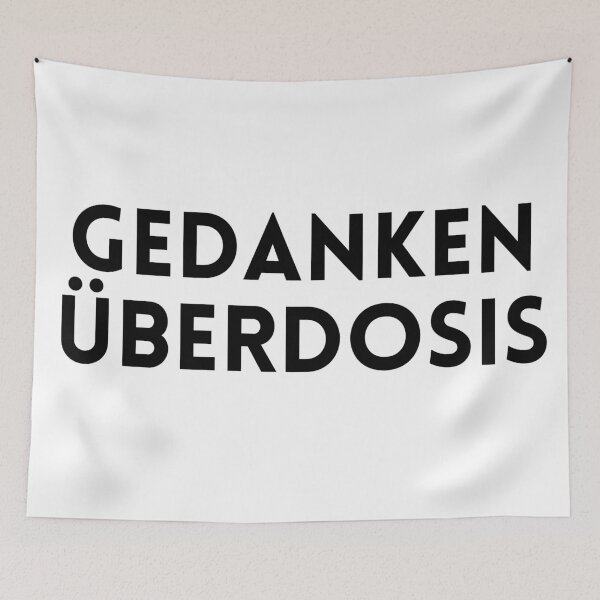 Artikelvorschau, Gedankenüberdosis – Tiefsinniges Statement-Design entworfen und verkauft von JoeAllys.