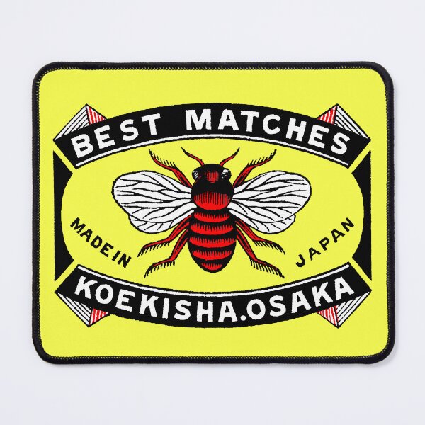 Item preview, Japanese Safety Matches Matchbox Art Big Bee Insect designed and sold by Pixelchicken.