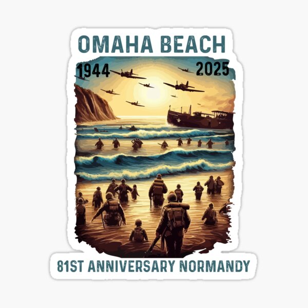 Item preview, Omaha Beach D-Day 81 ST Anniversary Honor History normandy  designed and sold by Oualid Art.