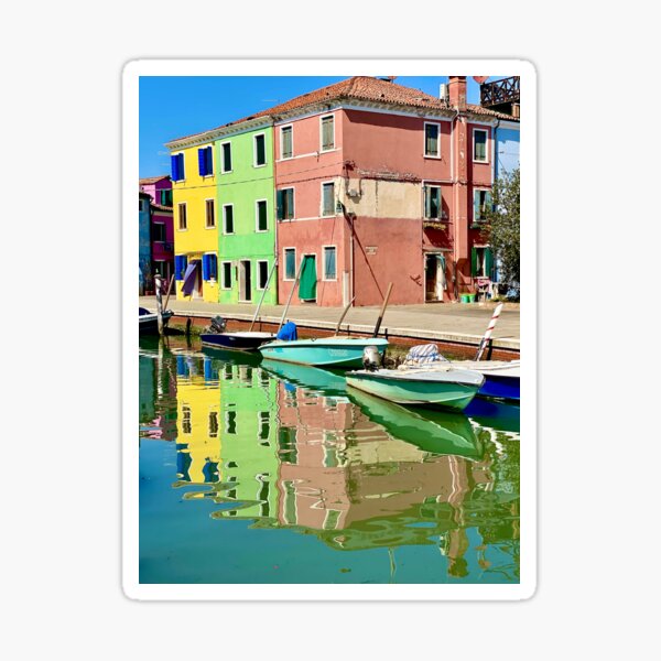Item preview, Burano Venice Venice Italy Travel Art Photograph Canal designed and sold by AubrieBea.