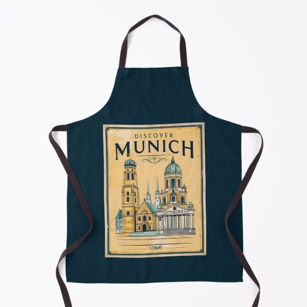 Item preview, A Vintage Travel Illustration of Munich - Germany  designed and sold by GoodOldVintage.