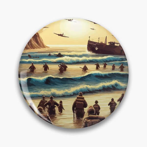 Item preview, Omaha Beach D-Day 81 ST Anniversary Honor History normandy  designed and sold by Oualid Art.