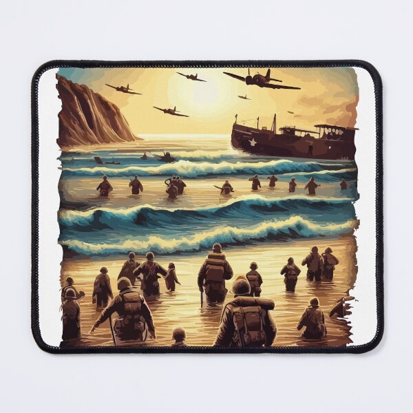 Item preview, Omaha Beach D-Day 81 ST Anniversary Honor History normandy  designed and sold by Oualid Art.