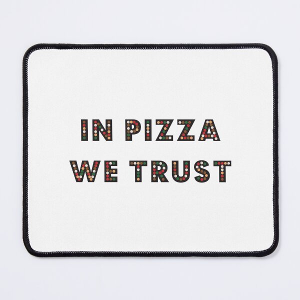 Item preview, In pizza we trust text illustration designed and sold by trepiu.