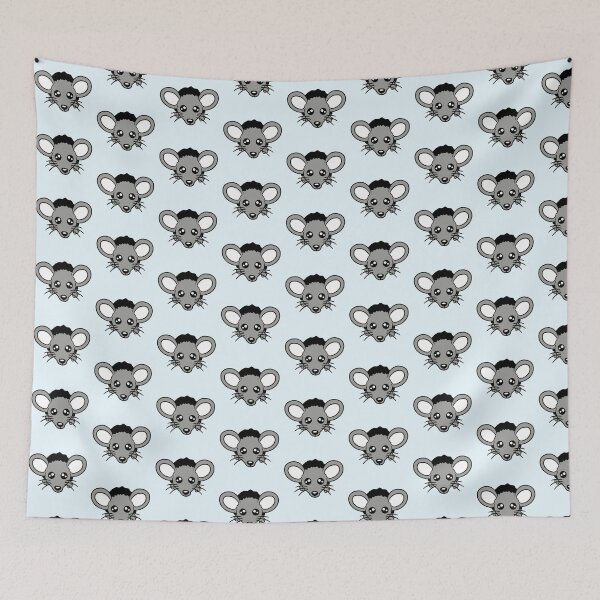 Item preview, Mouse Looks out of a Wall Hole Cute Funny Comic designed and sold by shirt-o-mat.