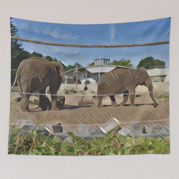Item preview, Elephant Walk In Gemstone designed and sold by Fearless-Fox.