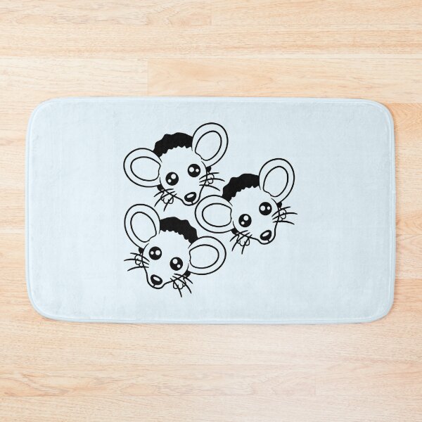 Item preview, 3 Mice Wall Hole Mouse Three Friends Team Crew Fun designed and sold by shirt-o-mat.