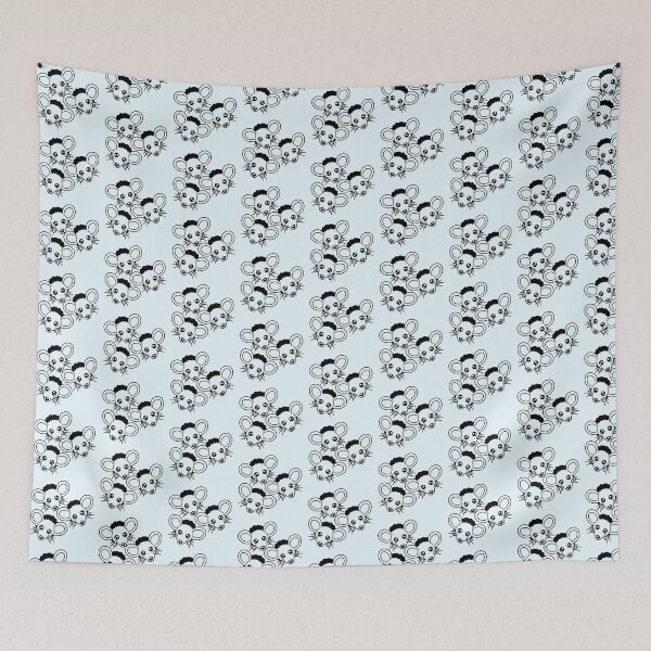 Item preview, 3 Mice Wall Hole Mouse Three Friends Team Crew Fun designed and sold by shirt-o-mat.