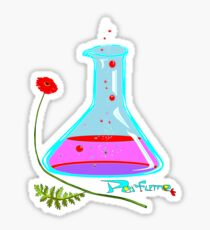 Perfume in a Bottle and a Poppy Sticker