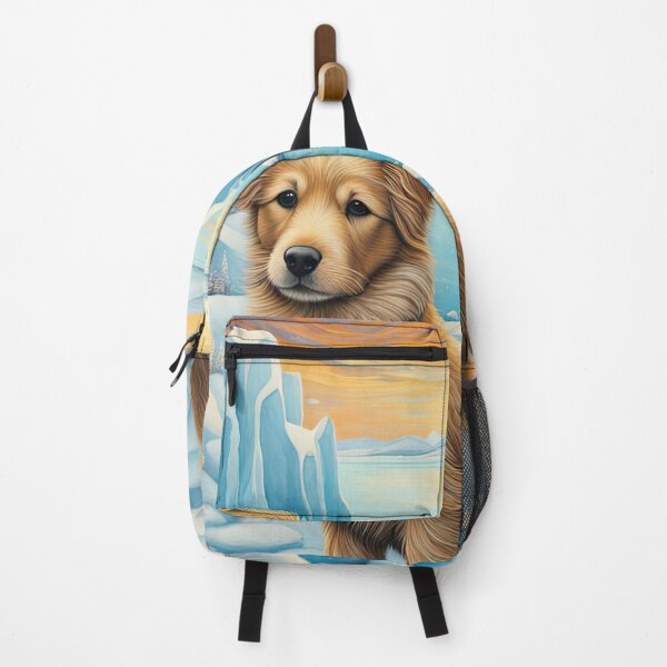 Item preview, Folk-Art Puppy exploring the antarctic designed and sold by Colin Bentham.