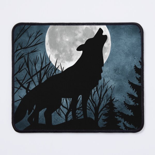 Item preview, Wolf howling in the moonlight designed and sold by Fantacaroo Designs.