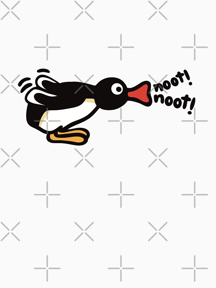 Imagen 7 de 7, Camiseta clásica con la obra Pingu noot noot, diseñada y vendida por CheylaDesigns.