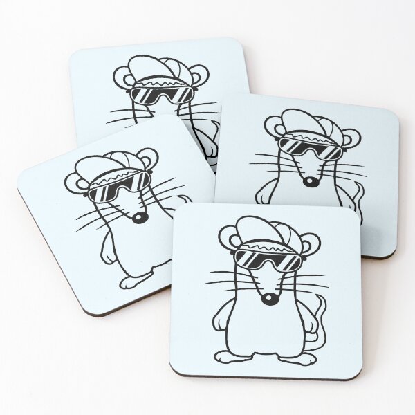 Item preview, Mouse Sunglasses Cool Cappy Hat Teenager Comic Fun designed and sold by shirt-o-mat.