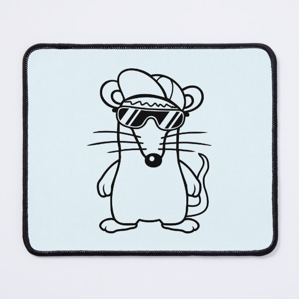 Item preview, Mouse Sunglasses Cool Cappy Hat Teenager Comic Fun designed and sold by shirt-o-mat.