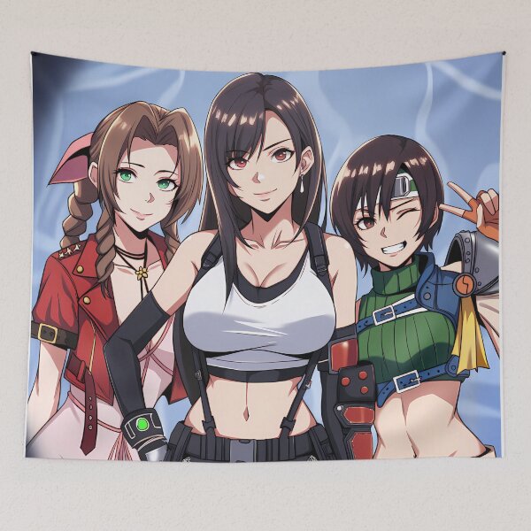 Item preview, Aerith & Tifa & Yuffie - 1 designed and sold by Infinite-Aspire.