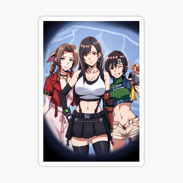 Item preview, Aerith & Tifa & Yuffie - 1 designed and sold by Infinite-Aspire.