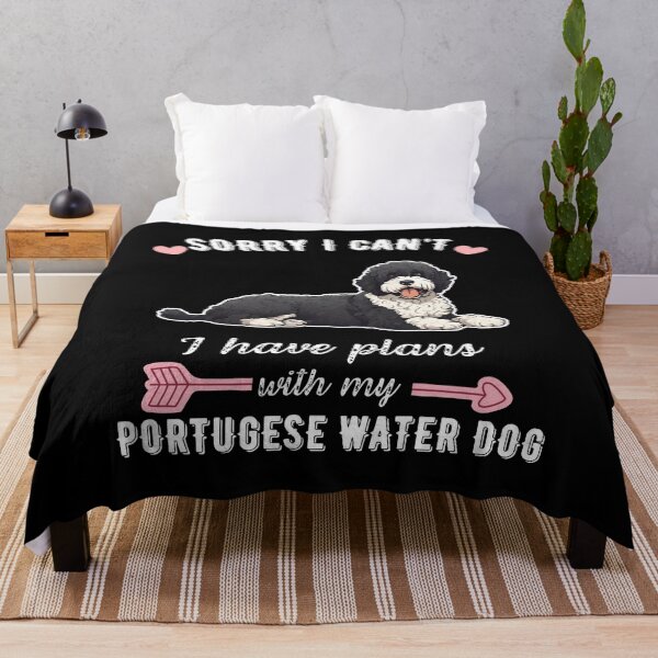 Item preview, Sorry I Can't, I Have Plans With My Portuguese Water Dog – Energetic & Curly Water Lover Design designed and sold by GoodyPaws.