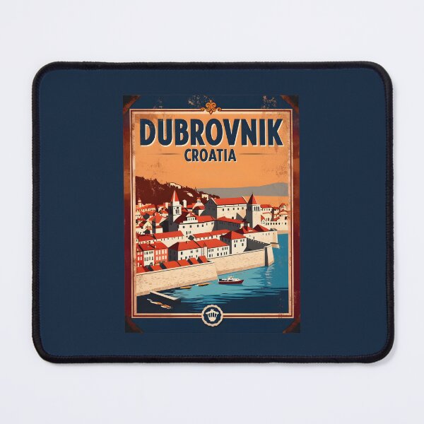 Item preview, A Vintage Travel Illustration of Dubrovnik - Croatia designed and sold by GoodOldVintage.