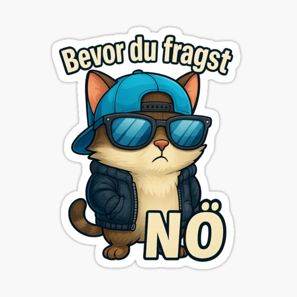 Item preview, Nope Cat Shirt – Funny Statement Saying designed and sold by Mythoros.