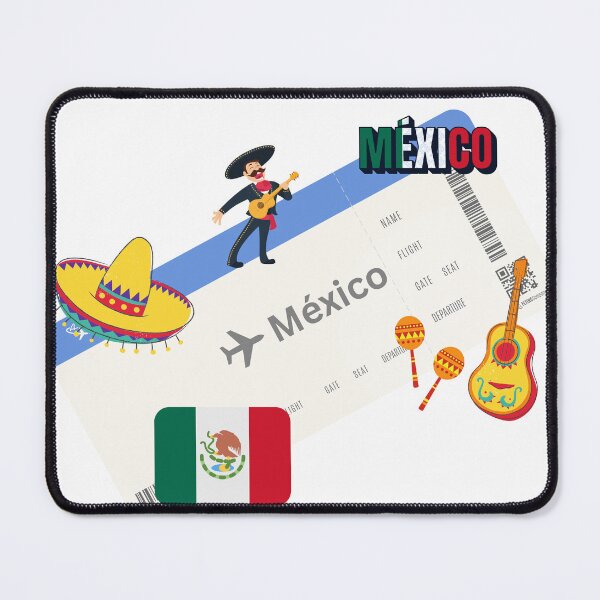 Item preview, Flight ticket Mexico Culture designed and sold by Alasha94.