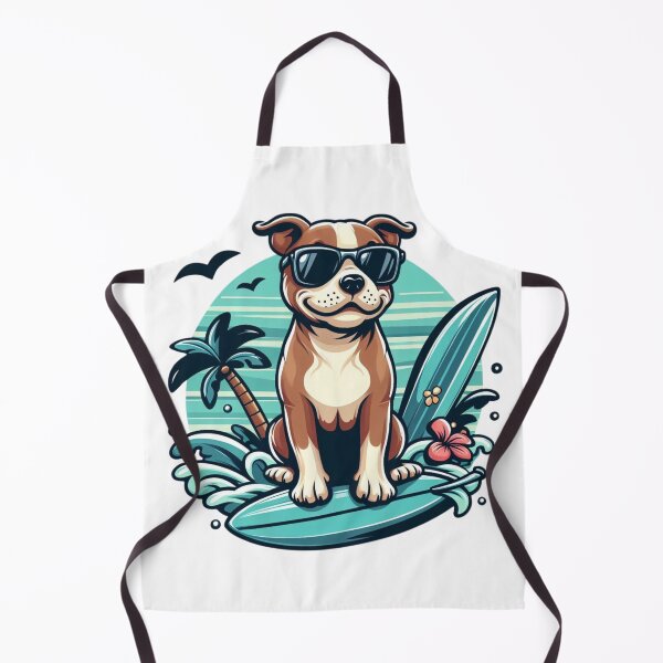 Item preview, Cool Surfer Dog designed and sold by TeetasticBtque.