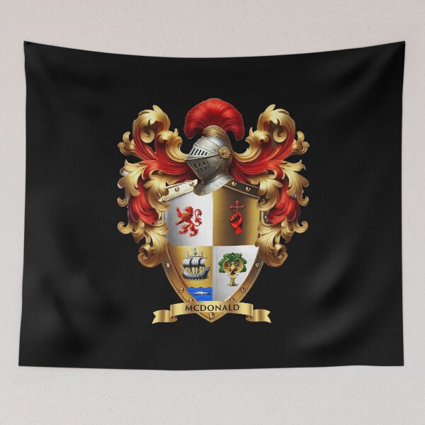 Item preview, McDonald Family Crest  A Legacy of Power, Courage, and Freedom, designed and sold by Highlandkings.