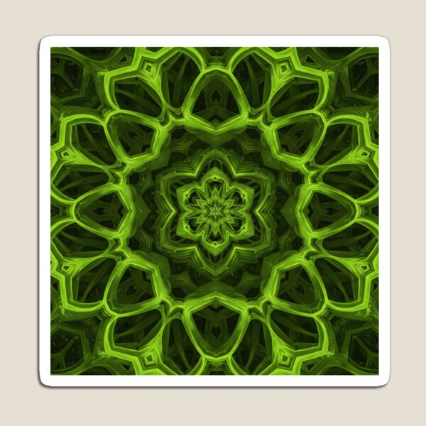 Item preview, Recursive Patterns - Green Mandala Motif 2 designed and sold by Killgroove.