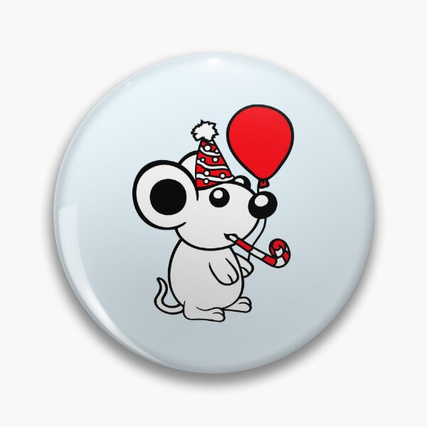 Item preview, Mouse Birthday Party Fun Hat Balloon Years Old Kid designed and sold by shirt-o-mat.