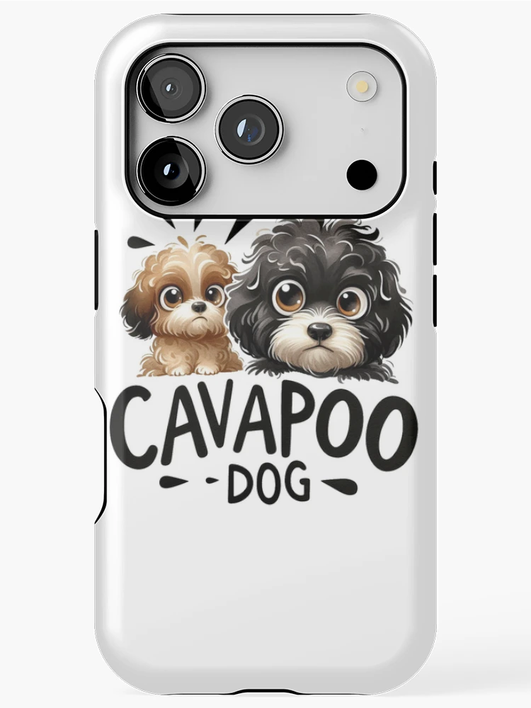 Thumbnail 1 of 4, iPhone Case, Funny Cavapoo designed and sold by devonclemon.