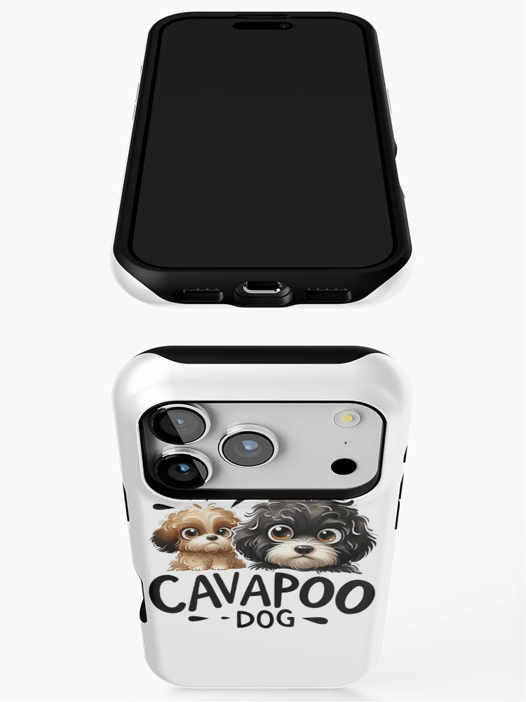 Thumbnail 3 of 4, iPhone Case, Funny Cavapoo designed and sold by devonclemon.
