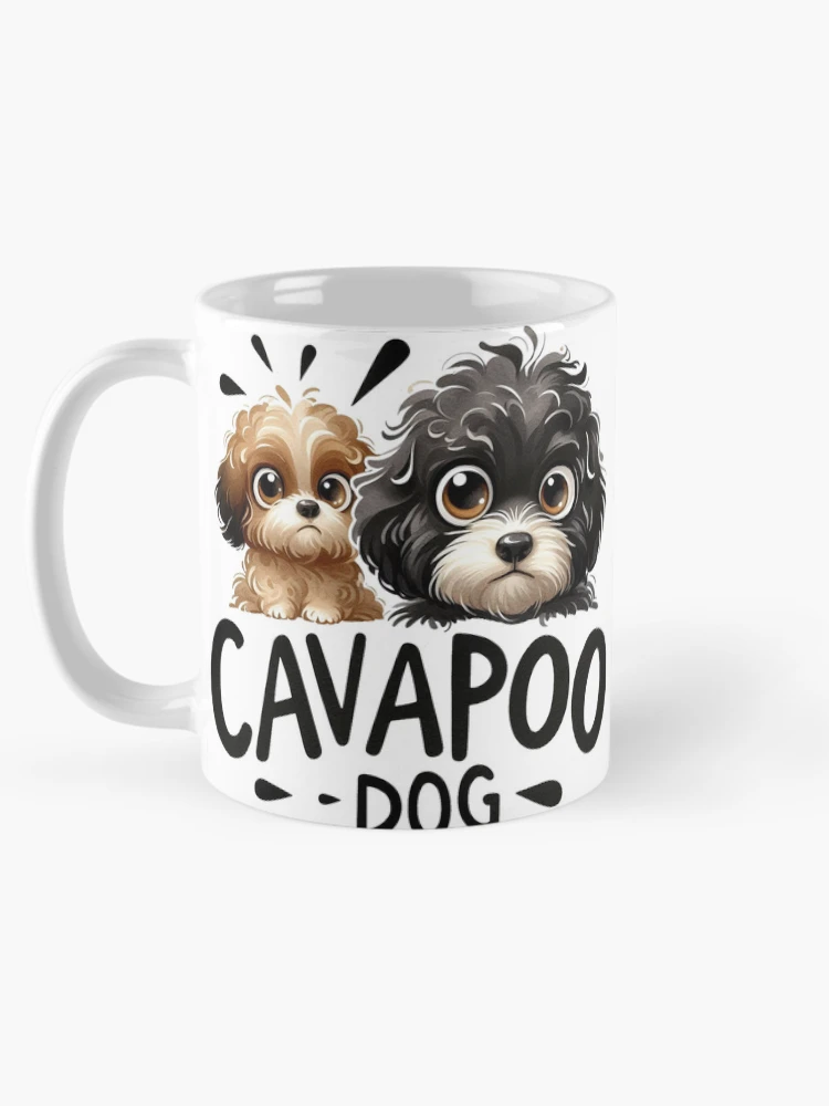 Thumbnail 5 of 6, Coffee Mug, Funny Cavapoo designed and sold by devonclemon.