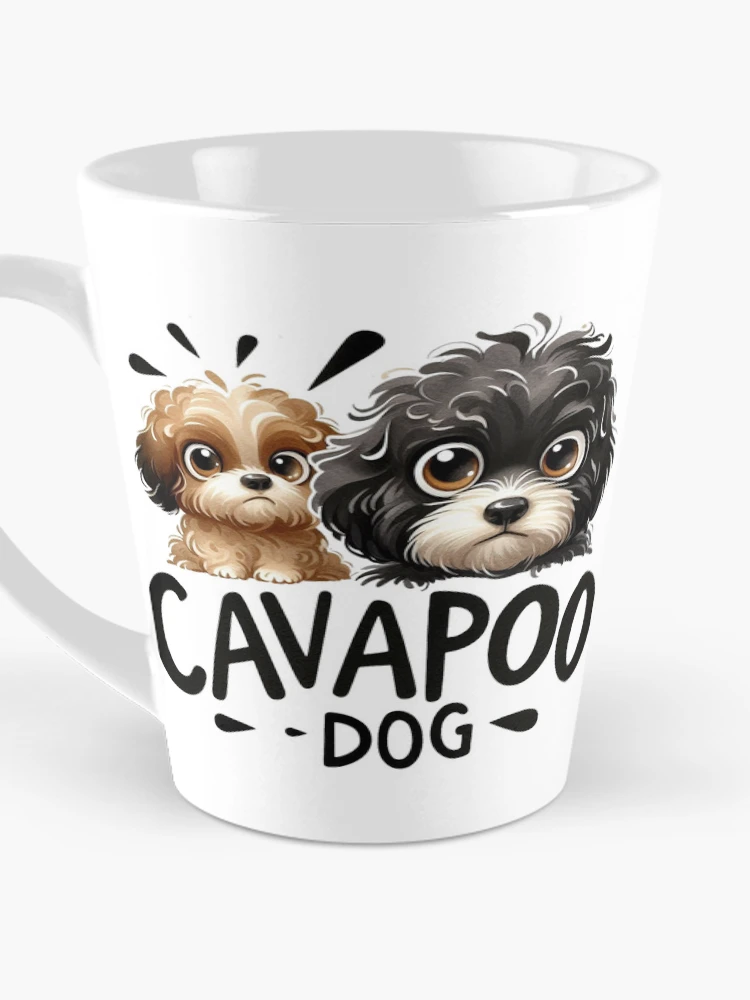 Thumbnail 3 of 4, Coffee Mug, Funny Cavapoo designed and sold by devonclemon.