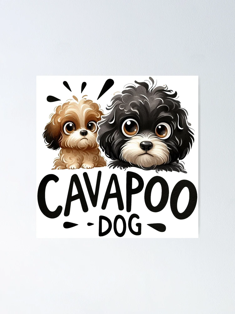 Thumbnail 1 of 3, Poster, Funny Cavapoo designed and sold by devonclemon.