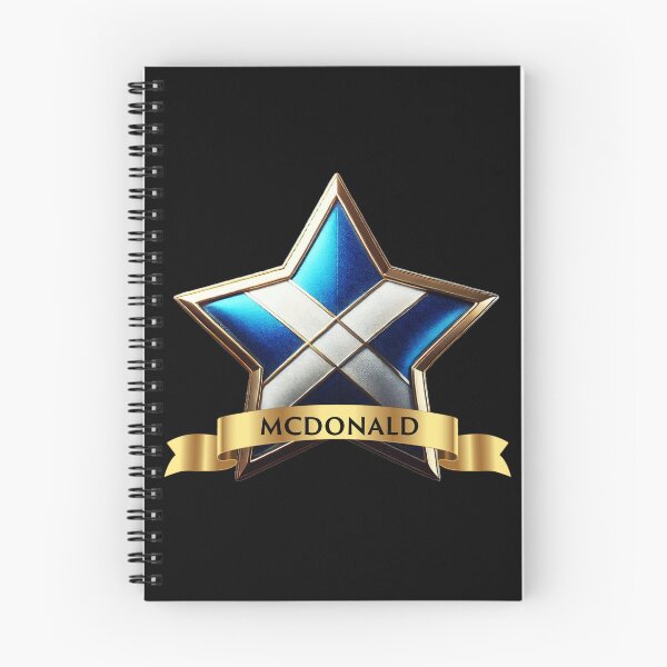 Item preview, McDonald Star Emblem  Bravery and Legacy Illuminated, designed and sold by Highlandkings.