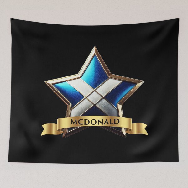 Item preview, McDonald Star Emblem  Bravery and Legacy Illuminated, designed and sold by Highlandkings.