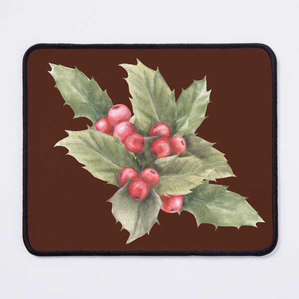 Item preview, Watercolor hand draw red holly berry, leaves and berries. Christmas or New Year sticker designed and sold by BartolArt.