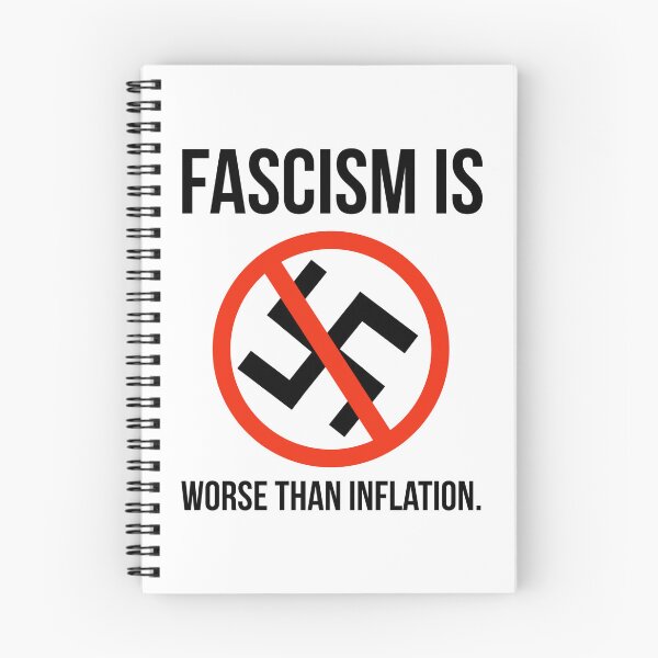 Item preview, Fascism is worse than inflation.  designed and sold by Rachel the Artist .