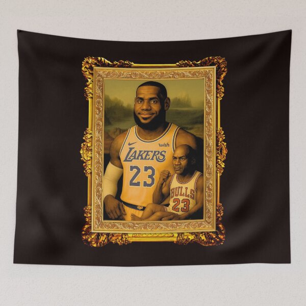 Item preview, GOAT Parenting  LeBron & Baby MJ designed and sold by Jordan vs Lebron.
