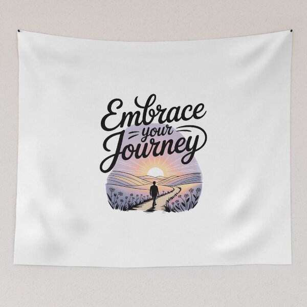 Item preview, Embrace Your Journey – Mental Health Awareness Design designed and sold by Zibis09.